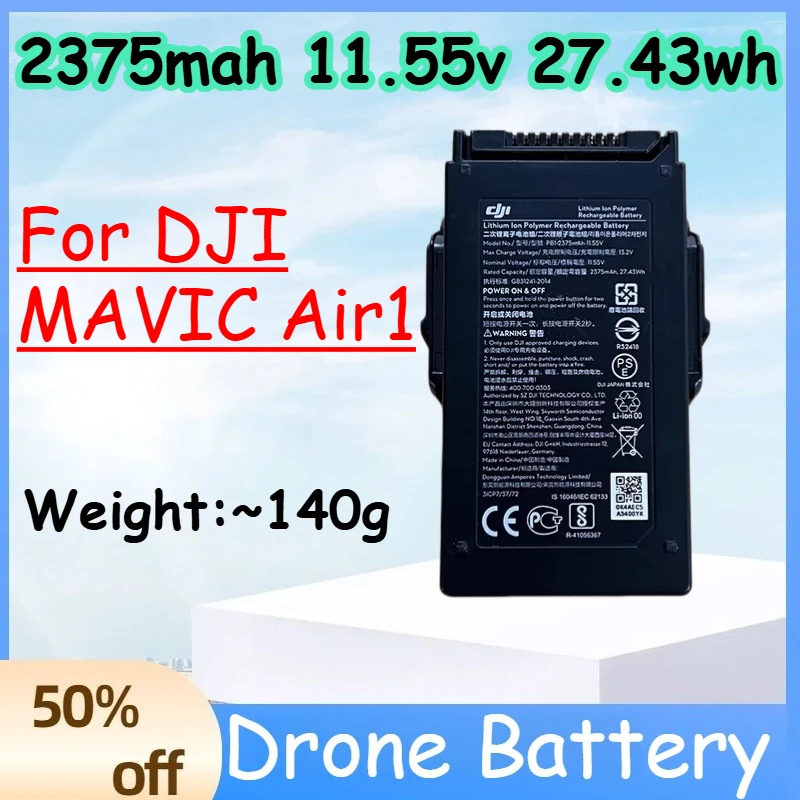 2375mah 11.55v 27.43wh Drone Battery for DJI MAVIC Air1 Intelligent Flight Battery for DJI Drone