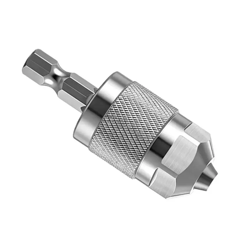 652F Industrial 3 Jaw Metal Chuck For Power Tool Hexagonal Shank Drill Bit Attachment