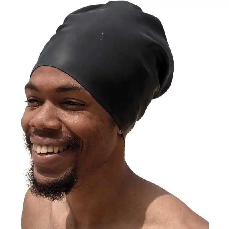 

Extra Large Swim Cap for Dreadlocks and Braids Use as Unisex Swim caps XL & Dreadlock Swimming Cap