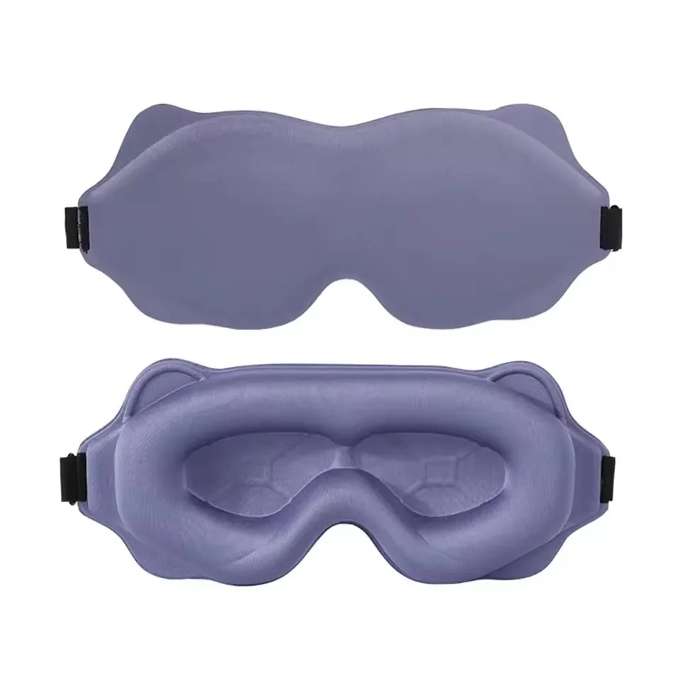 6D Slaapmasker Blokkeren Licht Slaapmasker Voor Ogen Zacht Slaaphulpmiddel Oogmasker voor Reizen Slaapmasker Nacht Ademend Slaapmasker