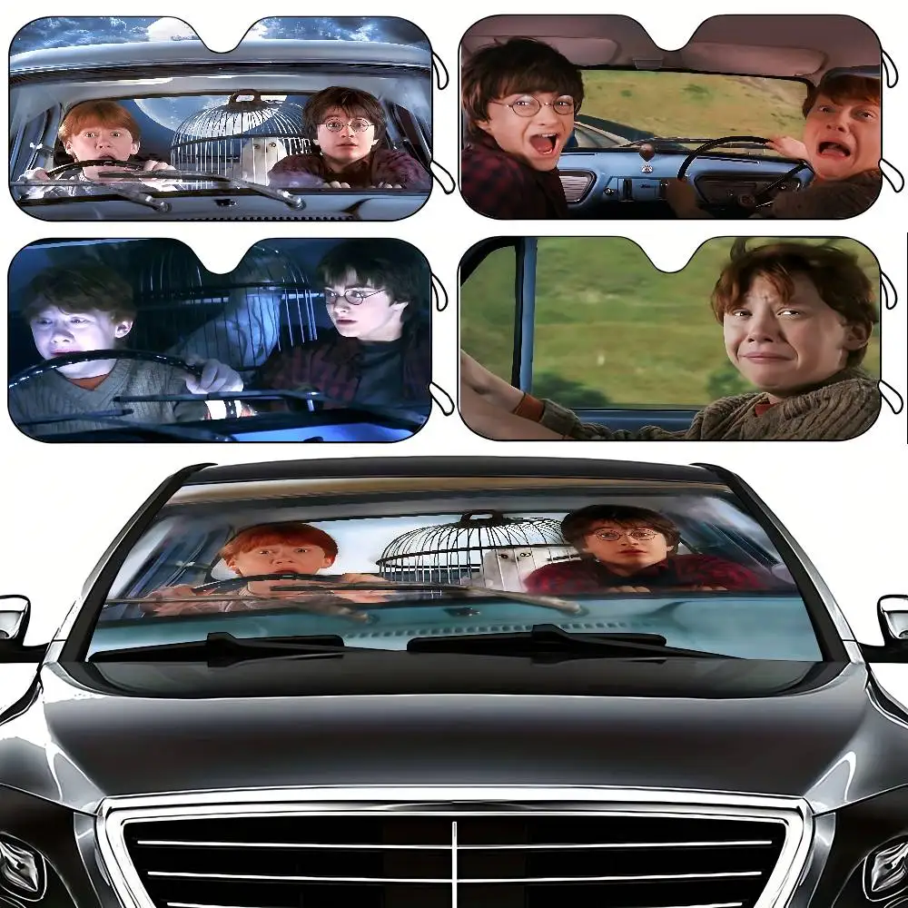 yZ[zNVbNf H-Harry P-PotterS 킢ԗpTVF[hJ[e 130x70cm ԗpTVF[h tgKXJo[ UVی oCU[