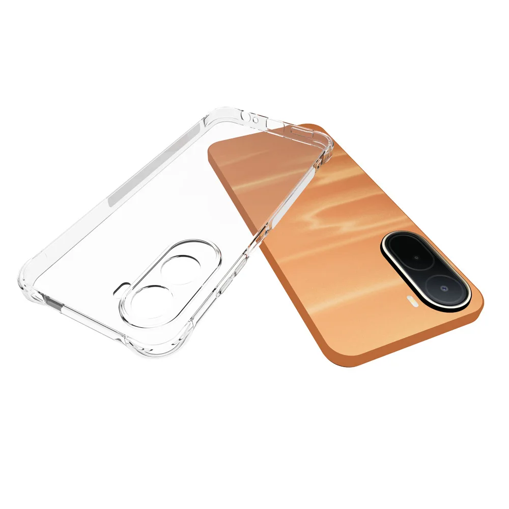 Nueva funda transparente para teléfono Redmi A7 Pro Poco C85X, funda protectora trasera antideslizante para Poco C9E 4G