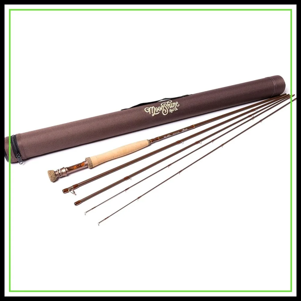 

Fast Action Fly Fishing Rod Carbon Fiber Graphite with Travel Case 2WT-12WT