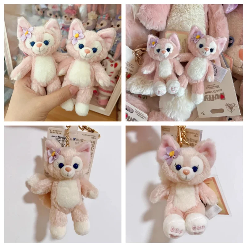 Disney Linabell Plush Keychain Kawaii Cute Dolls Bag Pendant Decorative Pendant Cartoon Plush Toys Children's Birthday Gifts