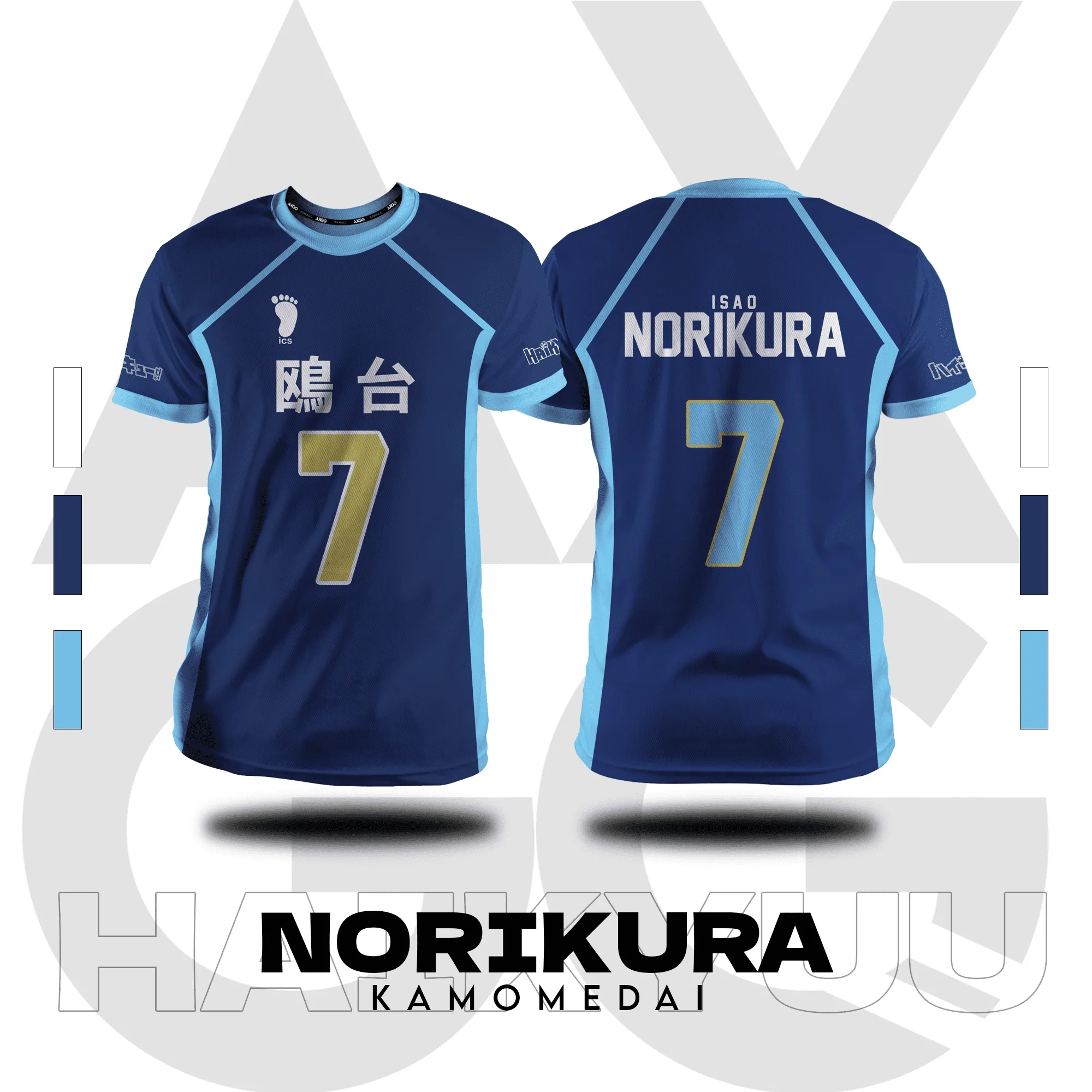 HaikyuuMen Jersey 3D Print Sports T-shirts Summer Short Sleeve Kid Cartoon Anime Y2k Top Volleyball Tees - view 6