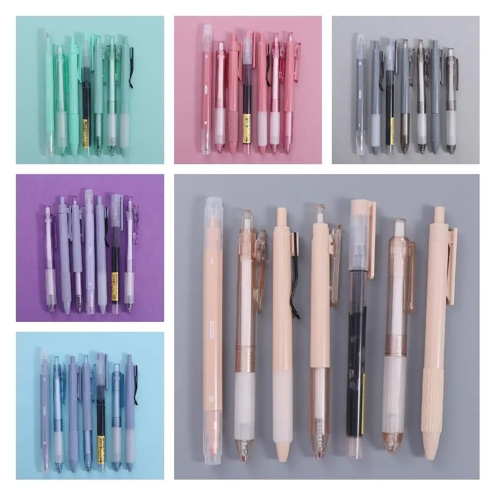 

Гелевая ручка Kawaii ST с наконечником 0,5 мм, нейтральная гелевая ручка с черными чернилами, быстросохнущая ручка для письма, плавная подпись, канцелярские принадлежности