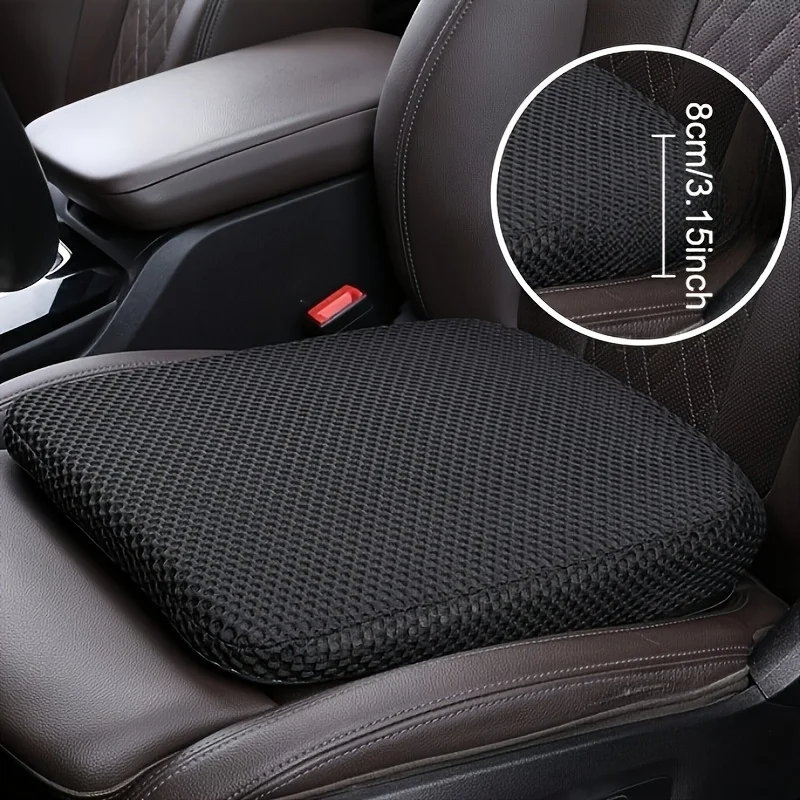 3.15inch Thick Comfort Driving Seat Cushion - Breathable Polyester - Perfect Gift for Father'S Day, Anniversary,Anniversary Gift
