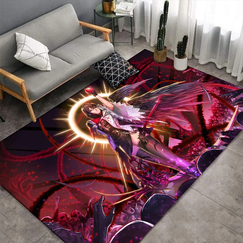 الزنزانة والمقاتلة DNF السجاد متعدد الحجم السجاد لغرفة المعيشة غرفة نوم غرفة الطفل ديكور المنزل منطقة البساط سجادة ضد الإنزلاق أريكة حصيرة