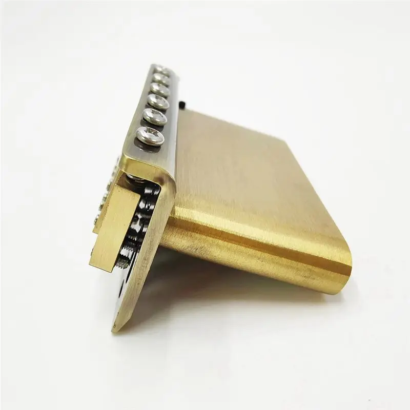AA90-Copper Six-Point Bridge Electric Guitar Extended Tone Bridge Single Rocker Bridge