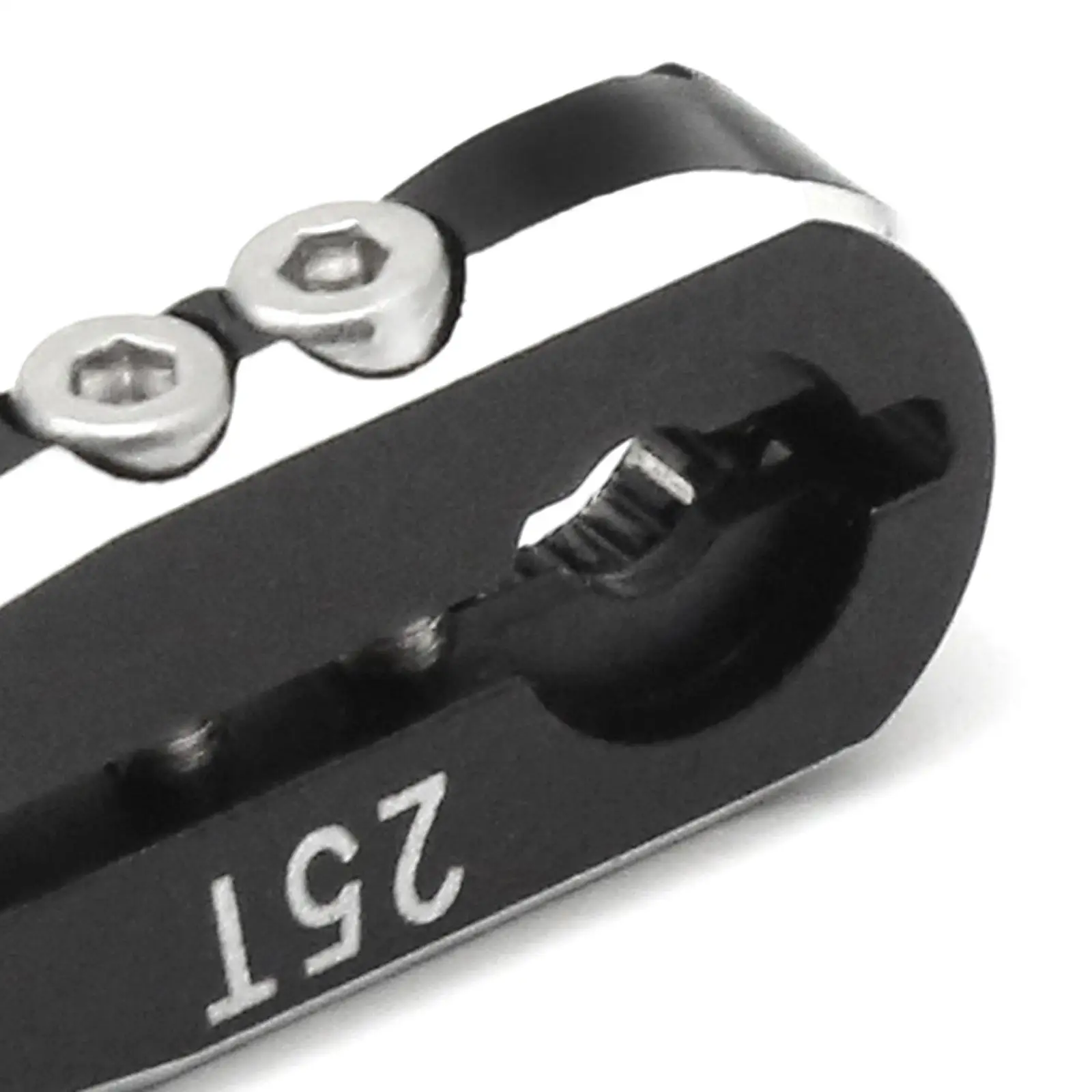 Brazo de dirección servo 25T de metal 25T, brazo de metal mecánico, brazo servo de metal 25T para accesorios de modelo de camiones de coches de Hobby RC,