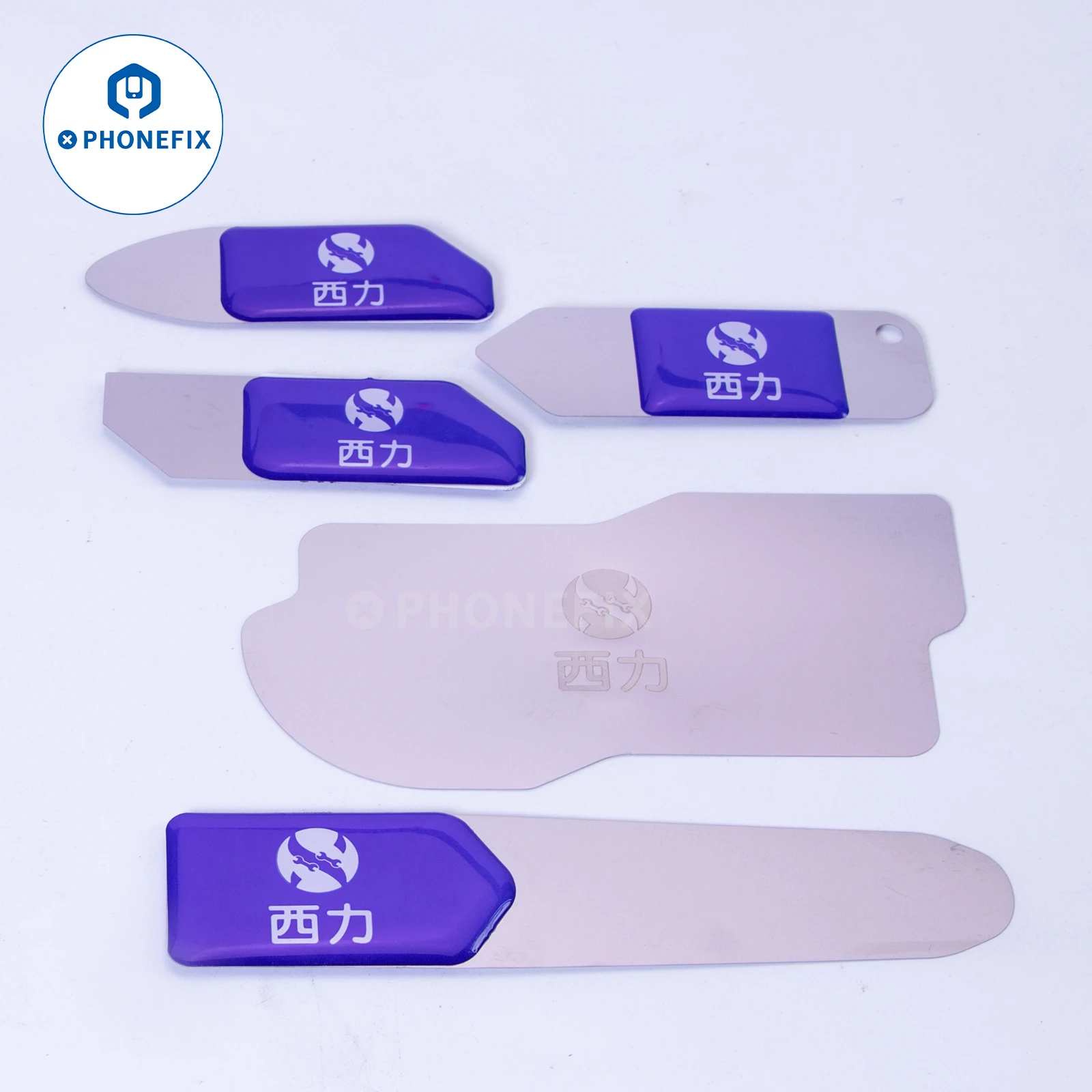 XILI Ultra Thin Curved Screen Repair Steel Sheet Dismantling Prying Screen Removal Tool Bracket Edge Adhesive OCA Shovel Blade