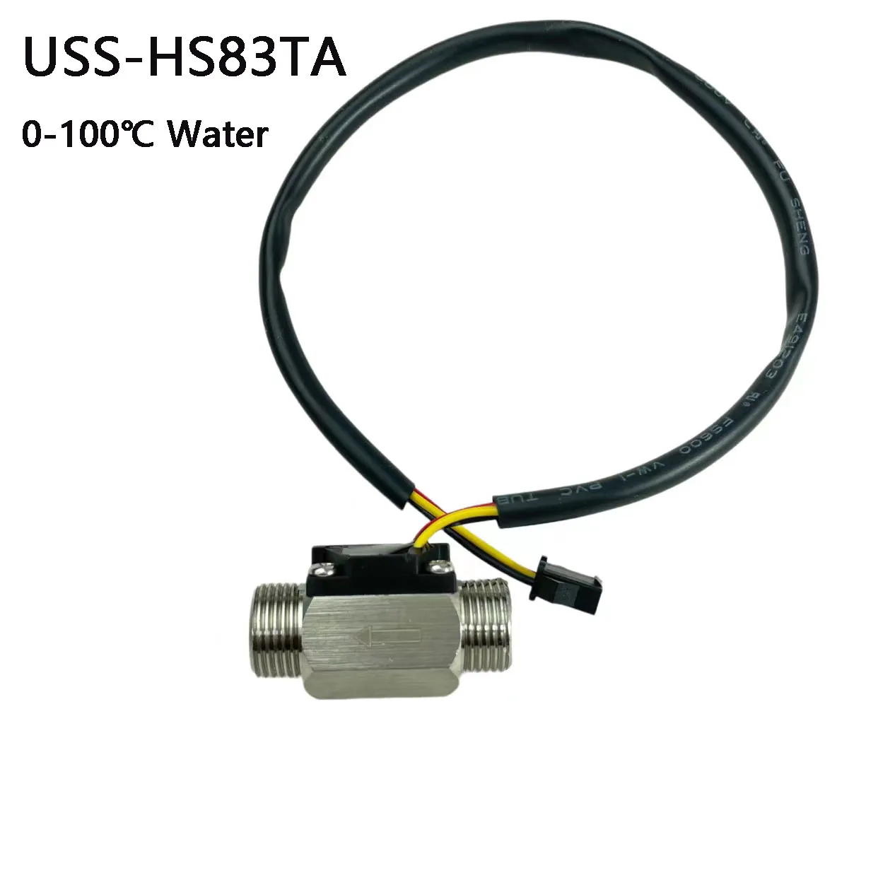 HS83TA Brass/Stainless Steel 304 Hall Effect Water Flow Sensor 1-20L/M G3/8