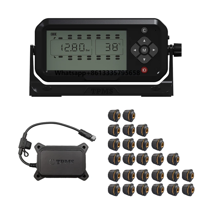 

26 External Sensors Truck TPMS System Digital Model With Repeater Available in Various Models