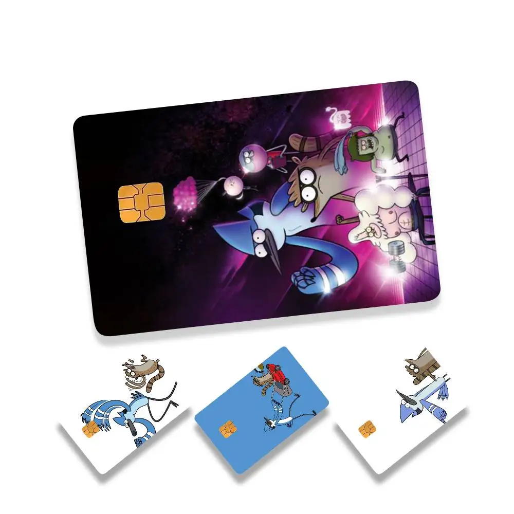 

R-RegularS Cute S-Show HD Waterproof Card Skins Protective Stickers for Credit Bank Game Cards