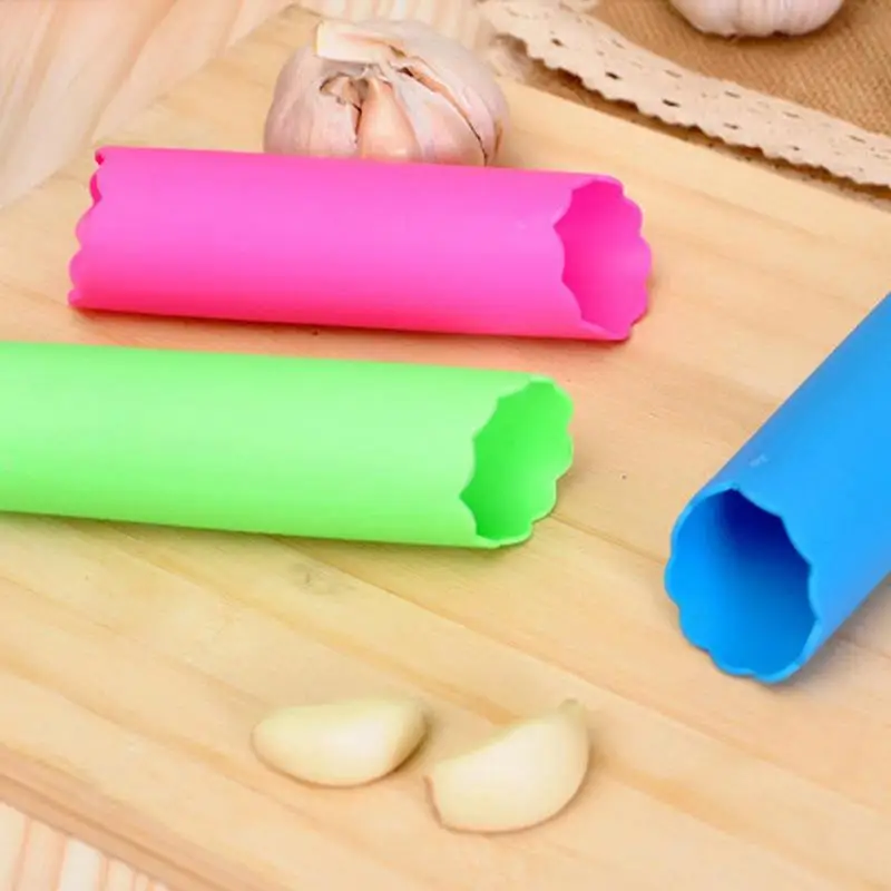 Effortlessly Peel Garlic with this Reusable Silicone Garlic Peeler Roller Quickly Peel Garlic with Ease Kitchen Tool