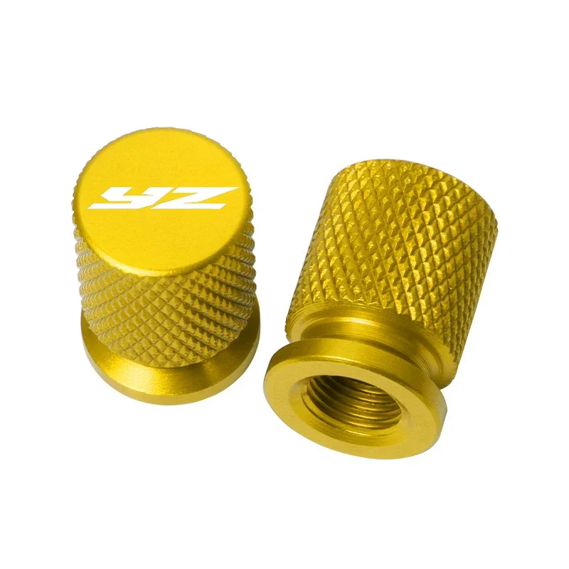 Per Yamaha YZ65/YZ80/YZ85/YZ125/YZ250/YZ125X/YZ250X/YZ250FX Moto di Alluminio di CNC Valvola della gomma Porta Aria Stelo Tappi di Copertura