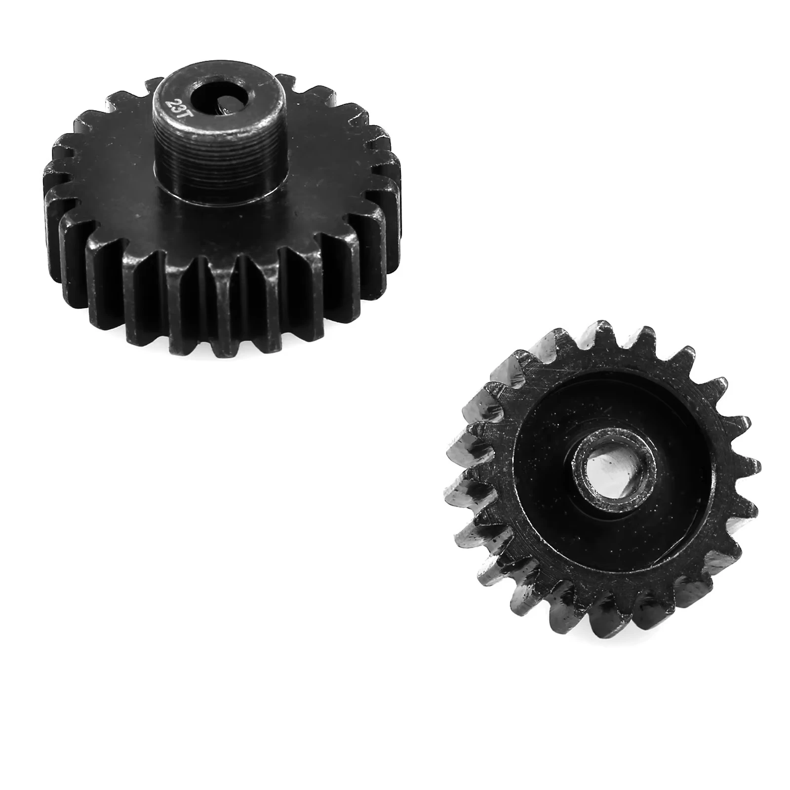 M0.8 3.175mm Gehärteter Stahl Metallzahnrad 10T 11T 12T 13T 14T 15T 16T 17T 18T 19T 20T 21T Motorgetriebe für 1/10 RC Auto Upgrade-Modifikation – Detail 4