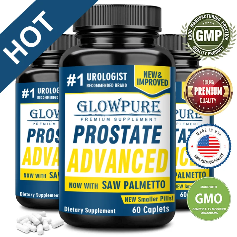 

Advanced with Saw Palmetto - Prostate Health Supplements for Men, Bladder & Urinary with Beta-sitosterol, Reishi, Vitamin D