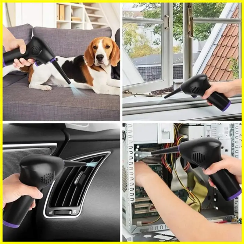 Cordless Electric Air Duster Cleaner Rechargeable 6000mAH 15000mAh Battery Powerful 45000 RPM Fast Charging
