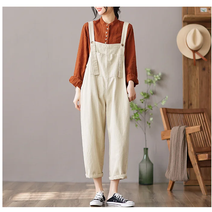 

Jumpsuits Wedding Guest Baggy Allmatch Brown Ripped Cinched Multicolour Cut Flocking Springsummer Fabric Edge Red Details