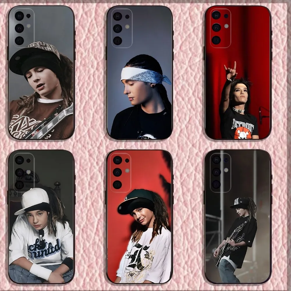 

T-Tom Bill K-Kaulitz Tokio Hotel Phone Case For Samsung S25,S24,S21,S22,S23,S30,Ultra,S20,Plus,Fe,Lite,Note,10,9,5G Black Cover