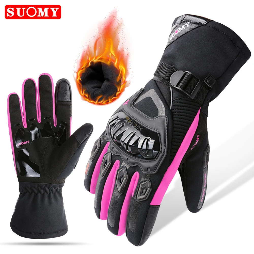 Suomy-قفازات الشتاء الدافئة لل - مراجعة Motorcycle Gear Gloves وسعره