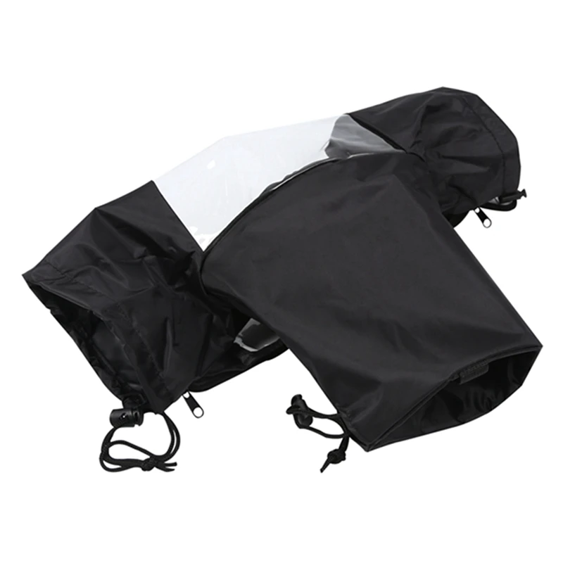 3X Waterproof Camera Raincoat Nylon Transparent Tpu Rain Cover Dustproof Protector For Dslr Camera For Canon/Nikon/Sony