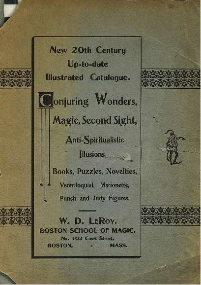 20th Century Up-to-date Illustrated by Leroy -Magic tricks