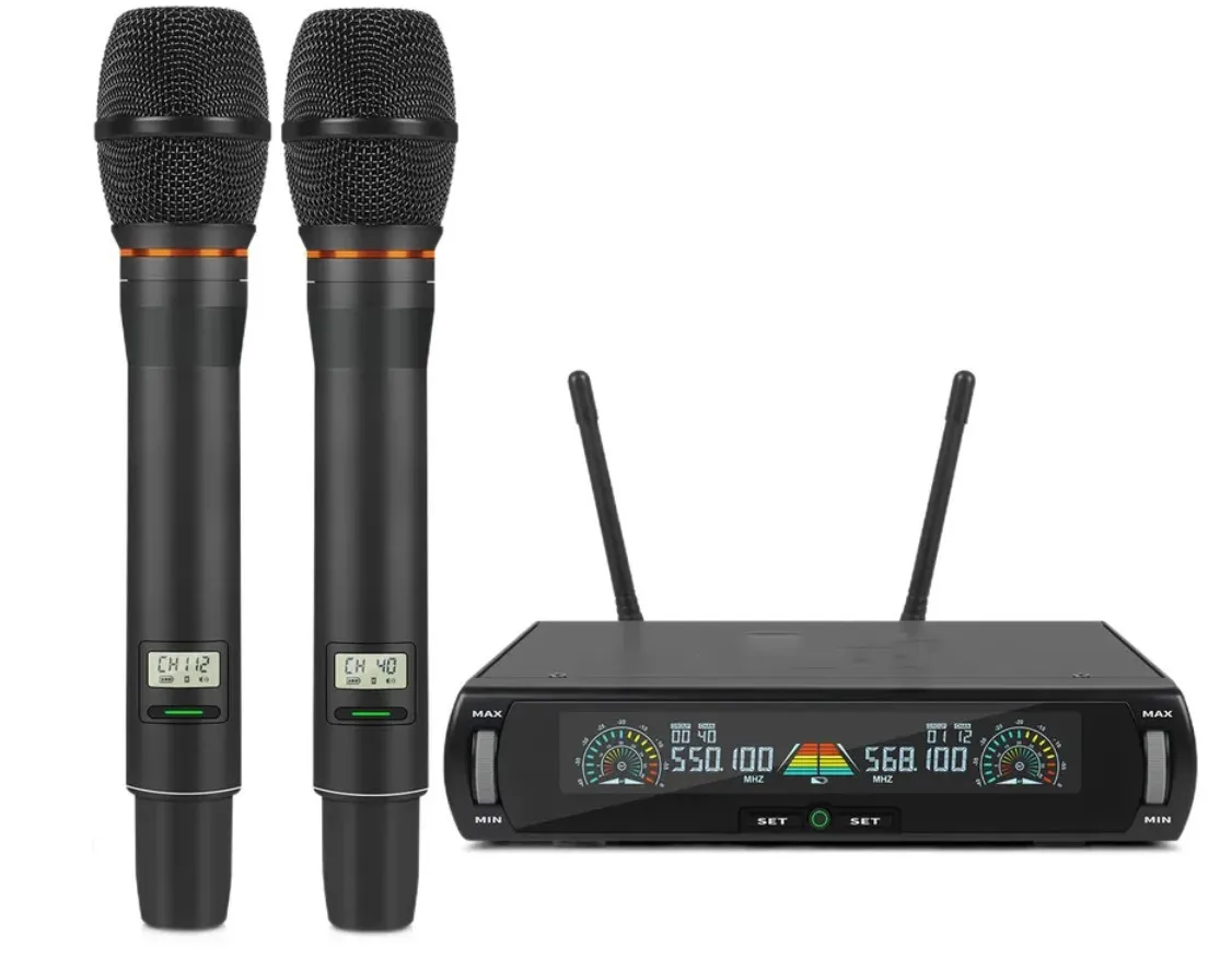 Wireless Handheld Microphone Reverb Live Home Singing Microphone Outdoor Audio Charging Microphone U260