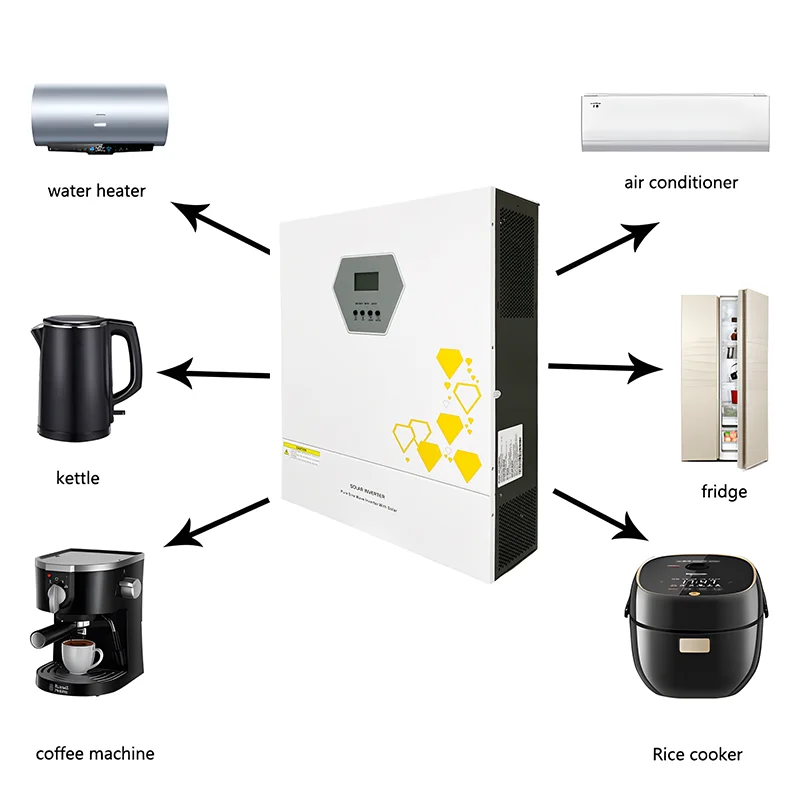 11Kw hybrid solar inverter single-phase pure sine wave off-grid high-efficiency power charger converter view 4