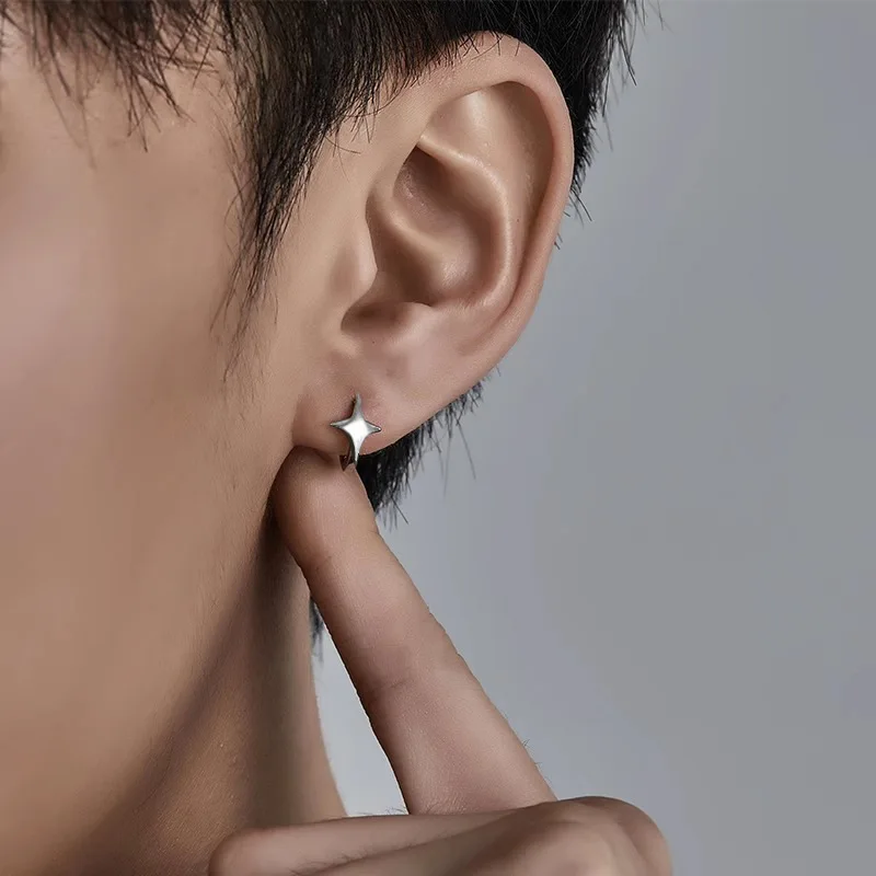 أقراط نجمة الموضة للنساء والفتيات الاتجاهات الإبداعية الشخصية الهيب هوب مجوهرات محايدة هدايا المبيعات المباشرة #4