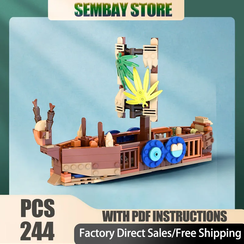 

Модель военного корабля Moc, строительные кирпичи, модульная модель Sea Nomad, технологические блоки, рождественские игрушки «сделай сам», строительные подарки