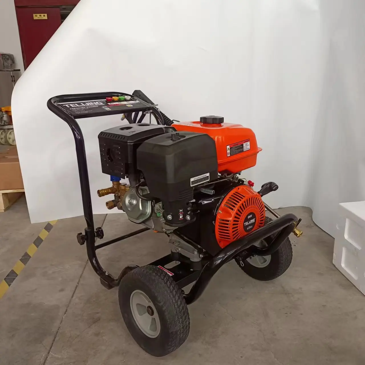 مصنع تصنيع المعدات الأصلية السعر المنخفض 4200ps/289Bar الضغط 190F 420cc المياه النفاثة غسالة