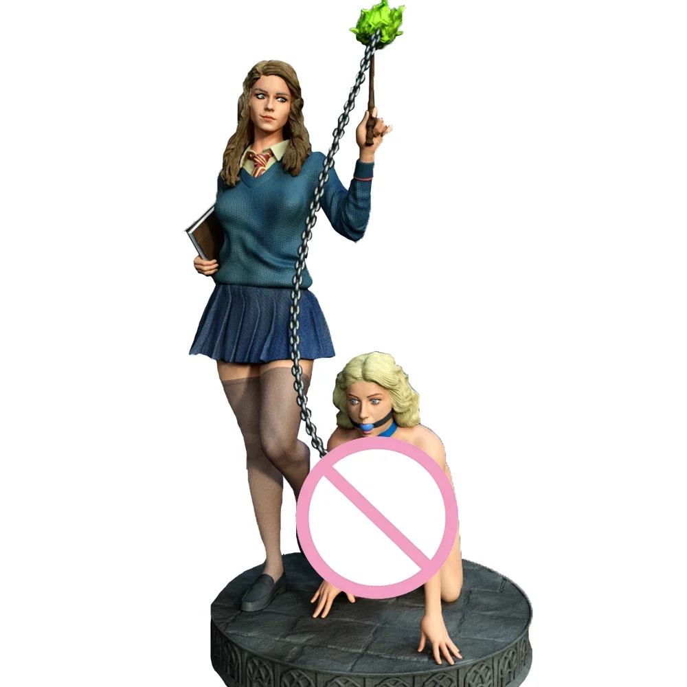 Witches figura de resina en miniatura 1:24, Kit de modelo de resina, Kit de modelo de plástico sin pintar, A414