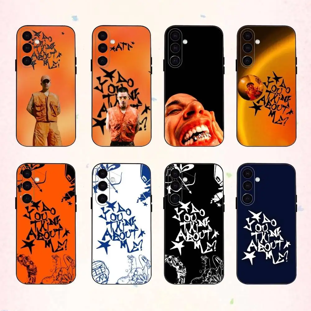 

A-ATP A-Album By N-Nsqk phone Case For Samsung Galaxy A73,A72,A71,A70,A53,A52,A51,Others Soft Black Shell