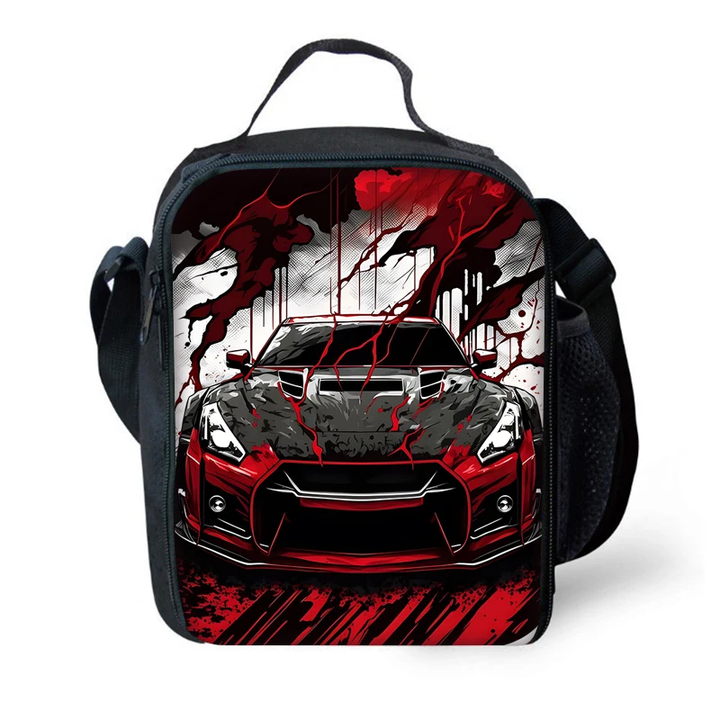 

Child Luxury sports car Insulated Large Capacity Bag for Boy and Girl Student Outdoor Picnic Resuable Thermal Cooler Lunch Box