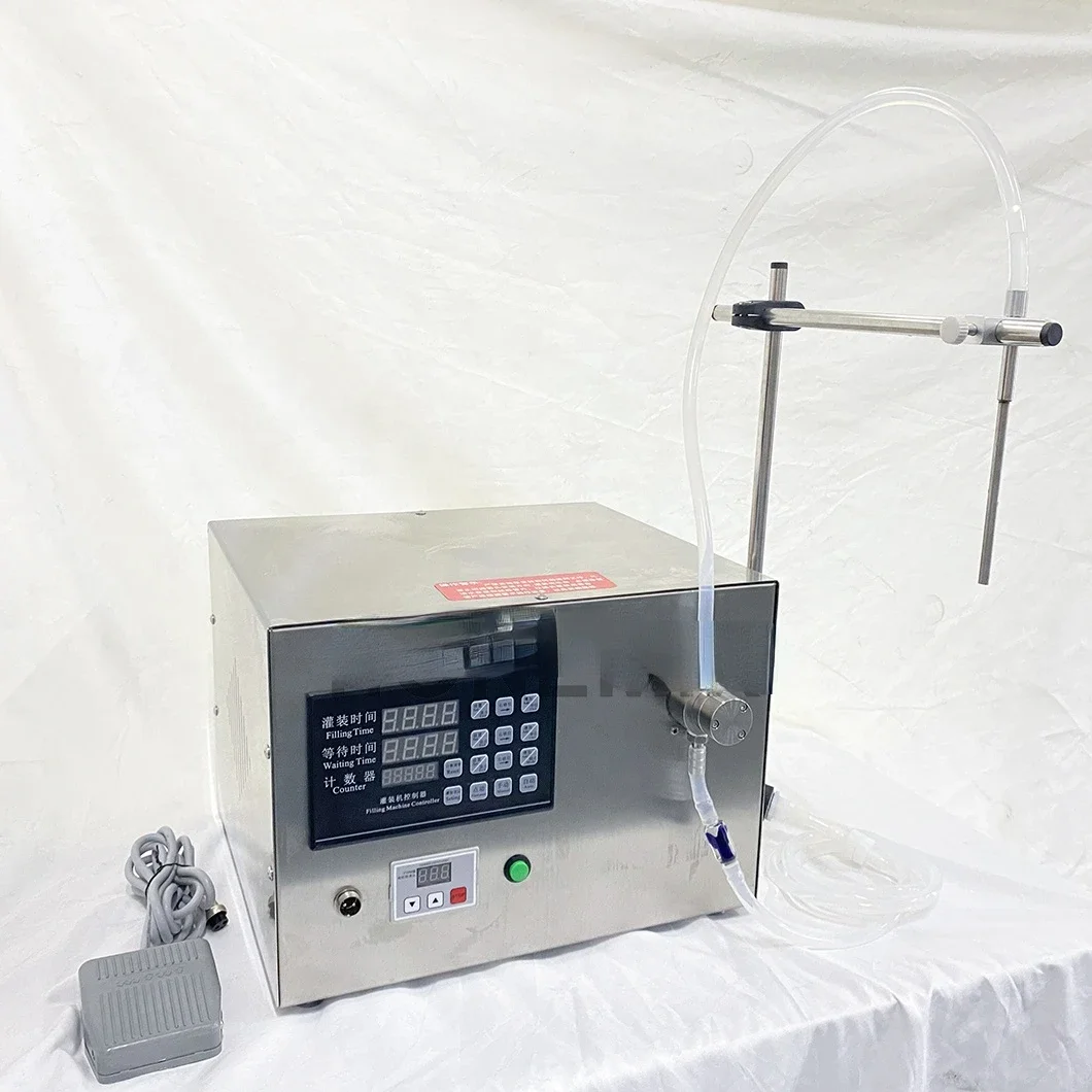 Hone Semi Automatic Gear Pump Liquid Small Filling Machine Digital Display