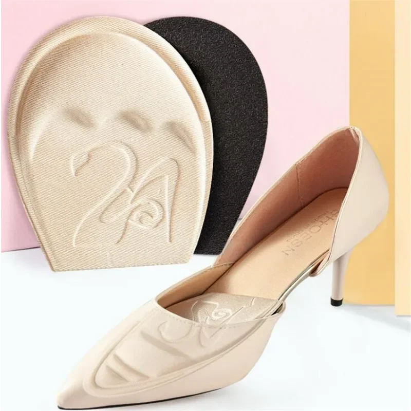 Half Insoles for Shoes Inserts Forefoot Insert Non-slip Sole Cushion Reduce Shoe Size Filler High Heels Pain Relief Shoe Pads