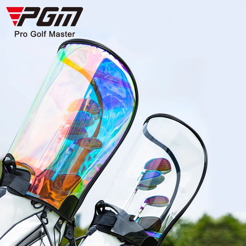 

PGM Transparent Colorful Waterproof Universal Golf Bag Cap for Most Golf Bags