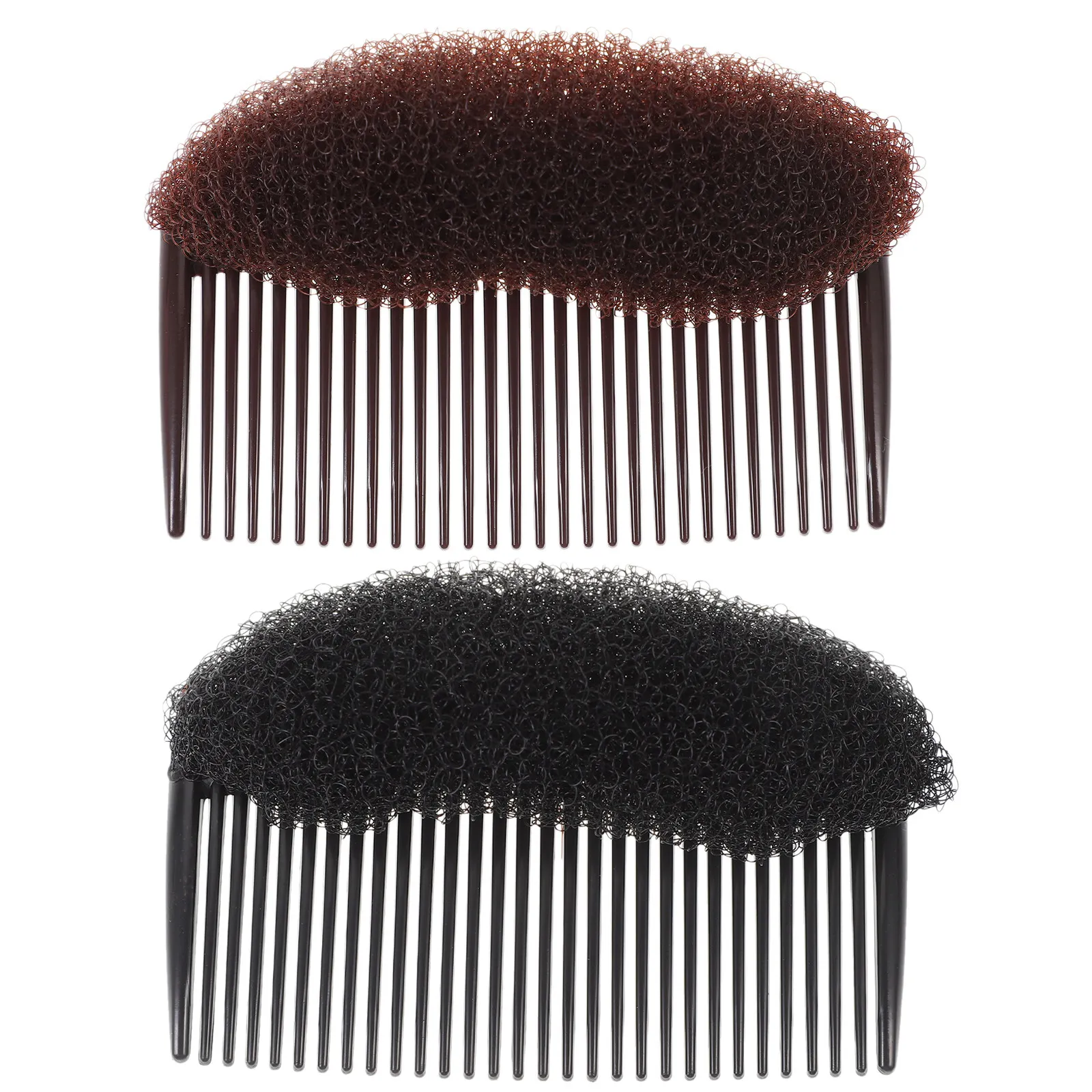 4Pcs Invisible Volume Insert Hair Comb for Root Lift Bump Up Bun Maker Styler Shaper DIY Elegant Face Contouring Hair