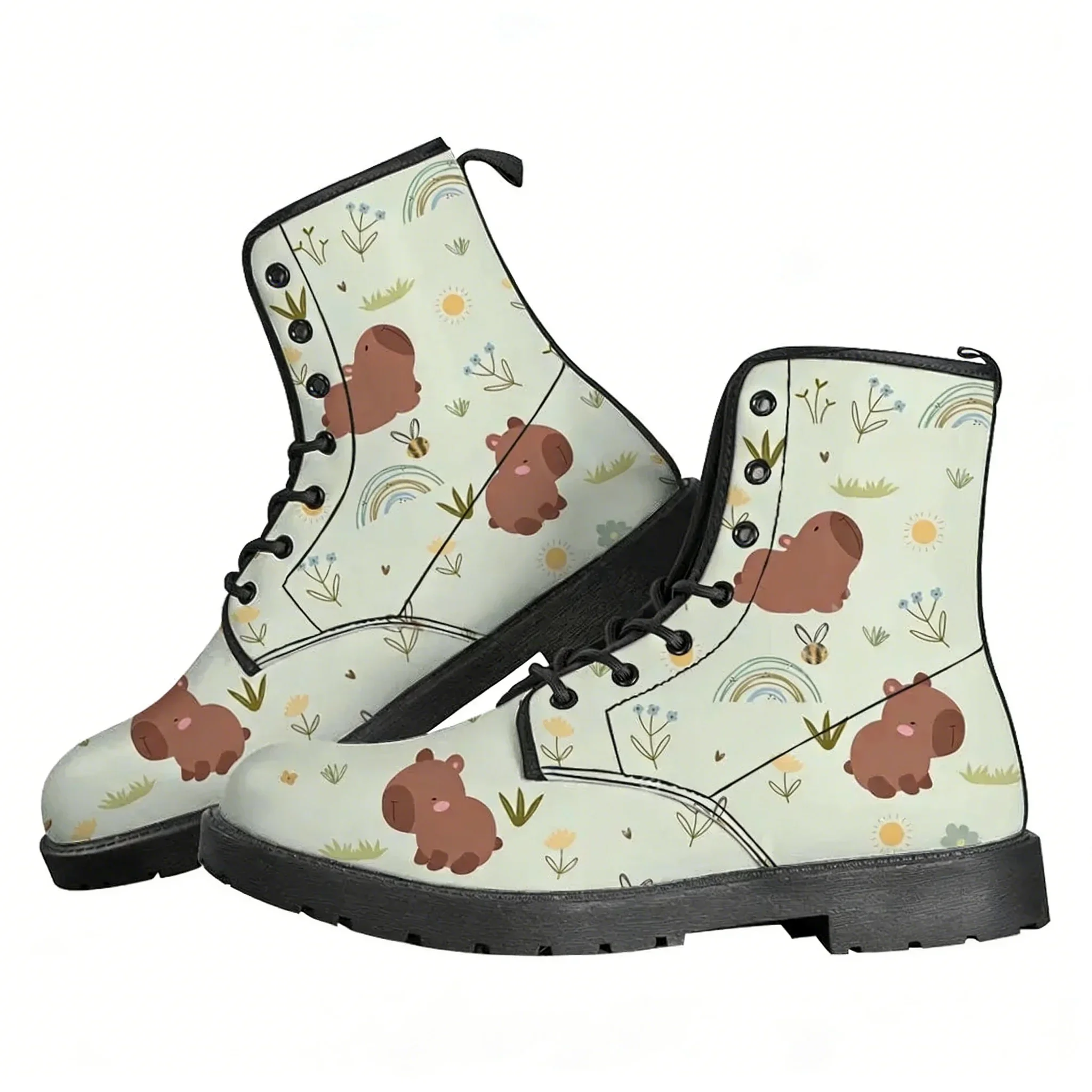 

Ботинки Capybara для мужчин, женщин и подростков, повседневные, легкие, высококачественные, с принтом на заказ, в стиле аниме, индивидуальный дизайн