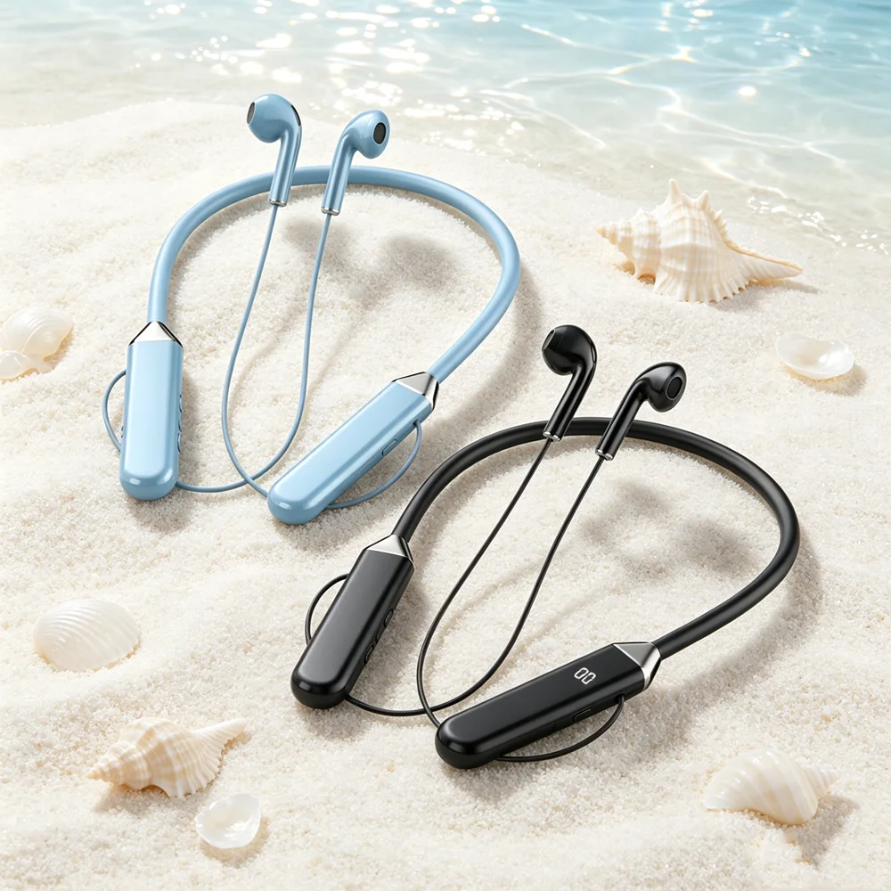 Wireless Earbuds Fone Bluetooth Headphones Secure-fit Bluetooth Headsets Feature Adjustable Bands for Active Sports Enthusiasts