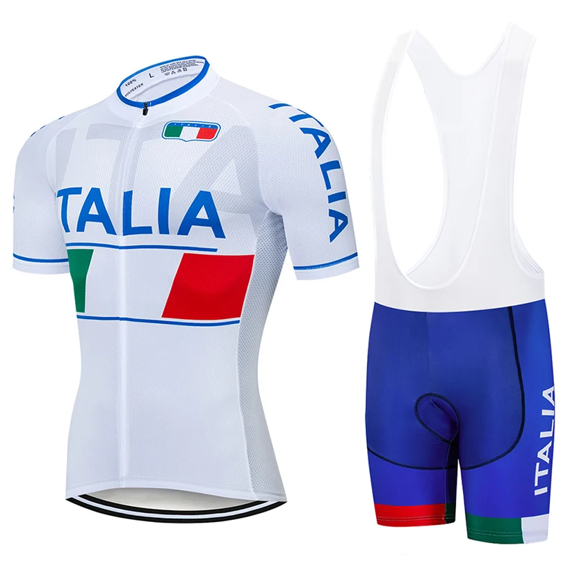 

Team ITALIA Cycling Jerseys Men's Summer Cycling Clothing Quick-Dry MTB Uniform Bicycle Clothes Breathale High Quality Bike Wear