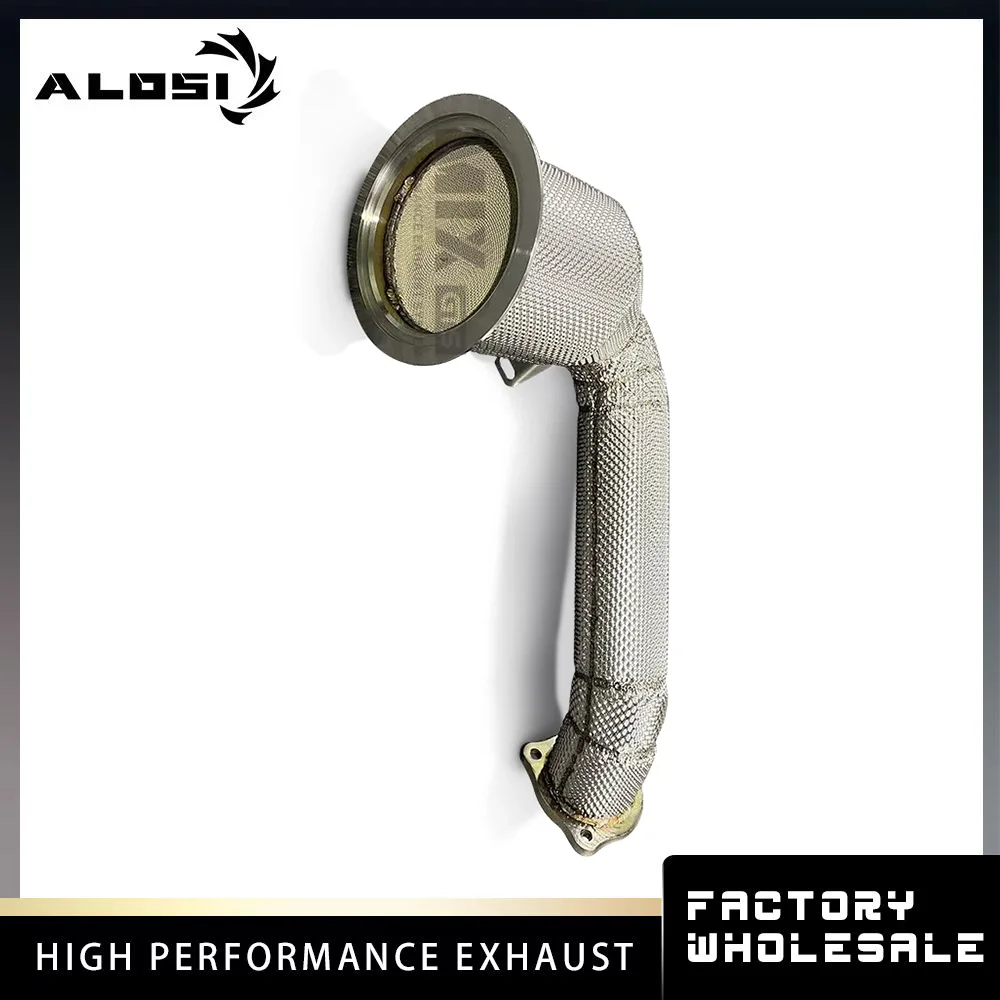 Exhaust Down Pipe For Porsche Panamera 971 3.0T High Performance Exhaust Modification Perfect Installation
