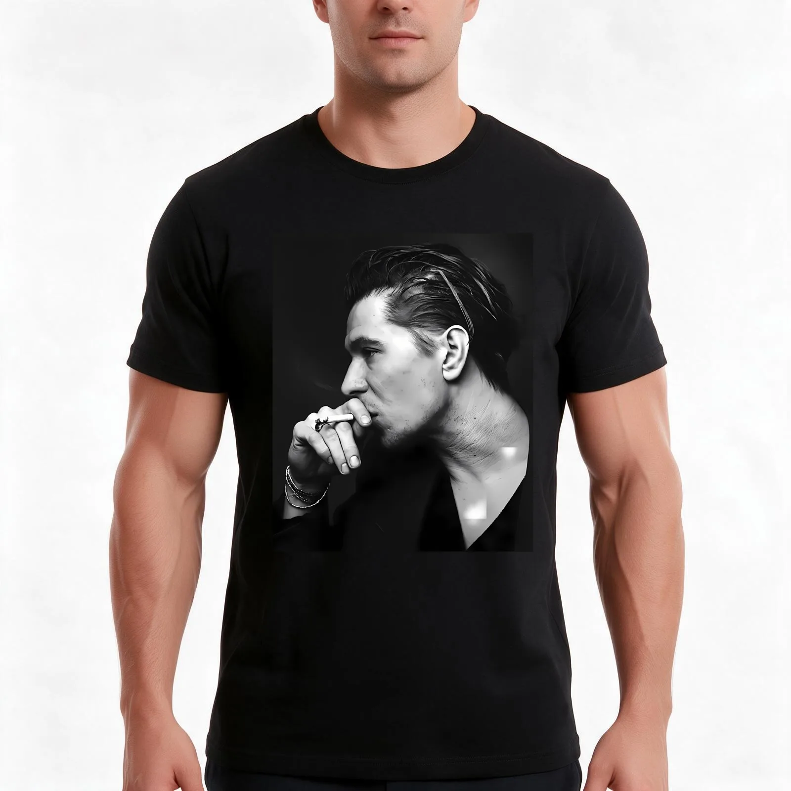 Gary Oldman In 1990 T-Shirt Summer Casual Cotton Tee Oversized Streetwear Tops Vintage Graphic Print Loose Fit Short Sleeve