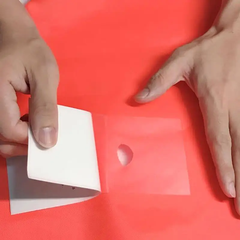 مقاوم للماء شفافة ذاتية اللصق النايلون ملصق القماش بقع في الهواء الطلق خيمة سترة شريط لاصق ليس من السهل كسر أداة التصحيح #2