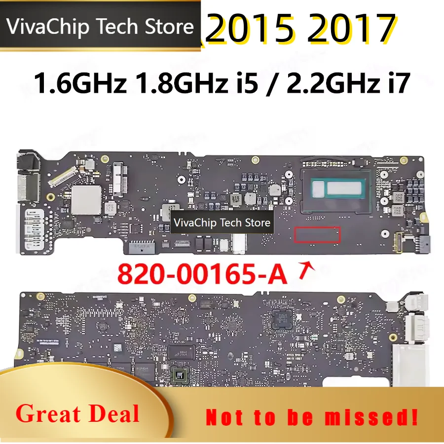 VivaCTOriginal A1466 Motherboard For MacBook Air 13 A1466 Logic Plate i5 i7 2012 2013 2014 2015 2017 Year 820-3209-A 820-3437-B