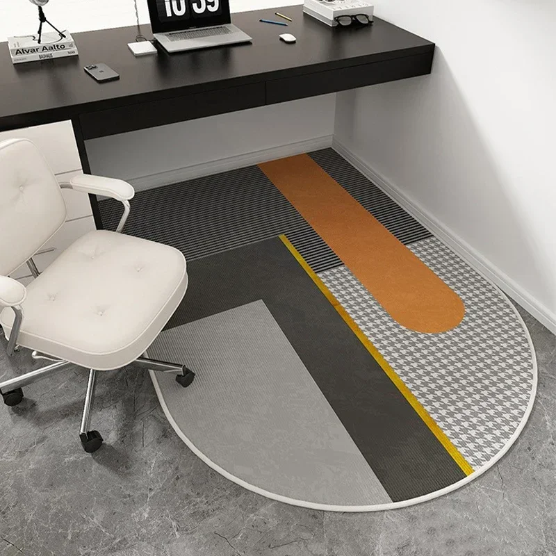 

Chair Floor Mat Computer Swivel Chairs TPR Anti-slip Carpet Bedroom Carpets Soundproof Gray Rug Home Decoration Rugs for Office