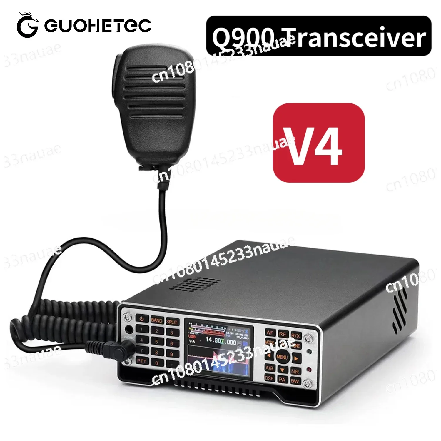 4th Generation Original Q900 V4 100KHz-2GHz HF/VHF/UHF ALL Mode SDR Transceiver Software Defined Radio DMR SSB CW RTTY AM FM