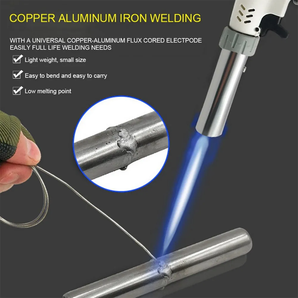 Metalworking Aluminum Electrode Welding Rods Replacement Set 1.6MM X 330mm Brazing Rod Flux-Cored Professional